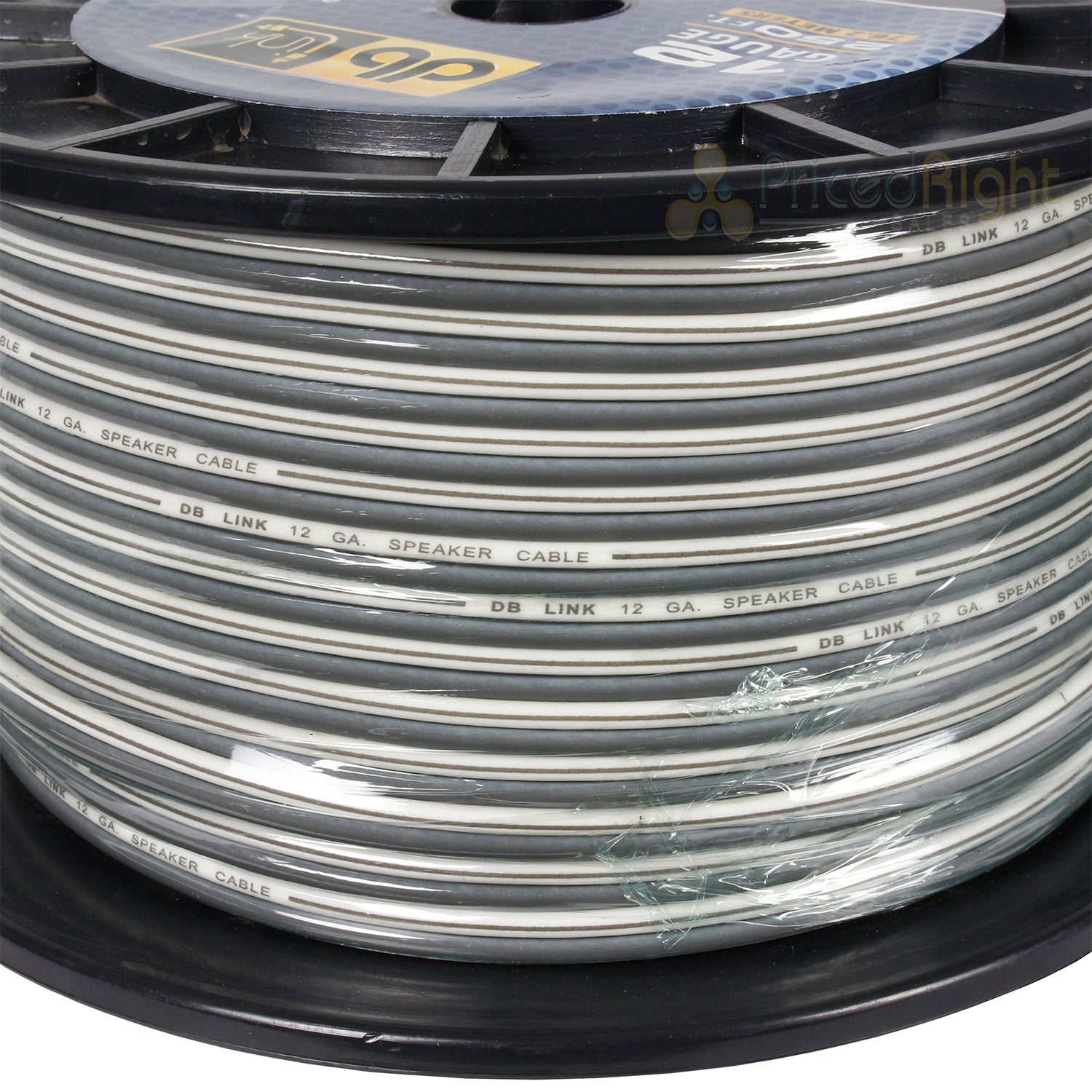 DB Link White Power Wire 12 Ga. 250' Oxygen Free Copper Soft Touch Speaker Wire