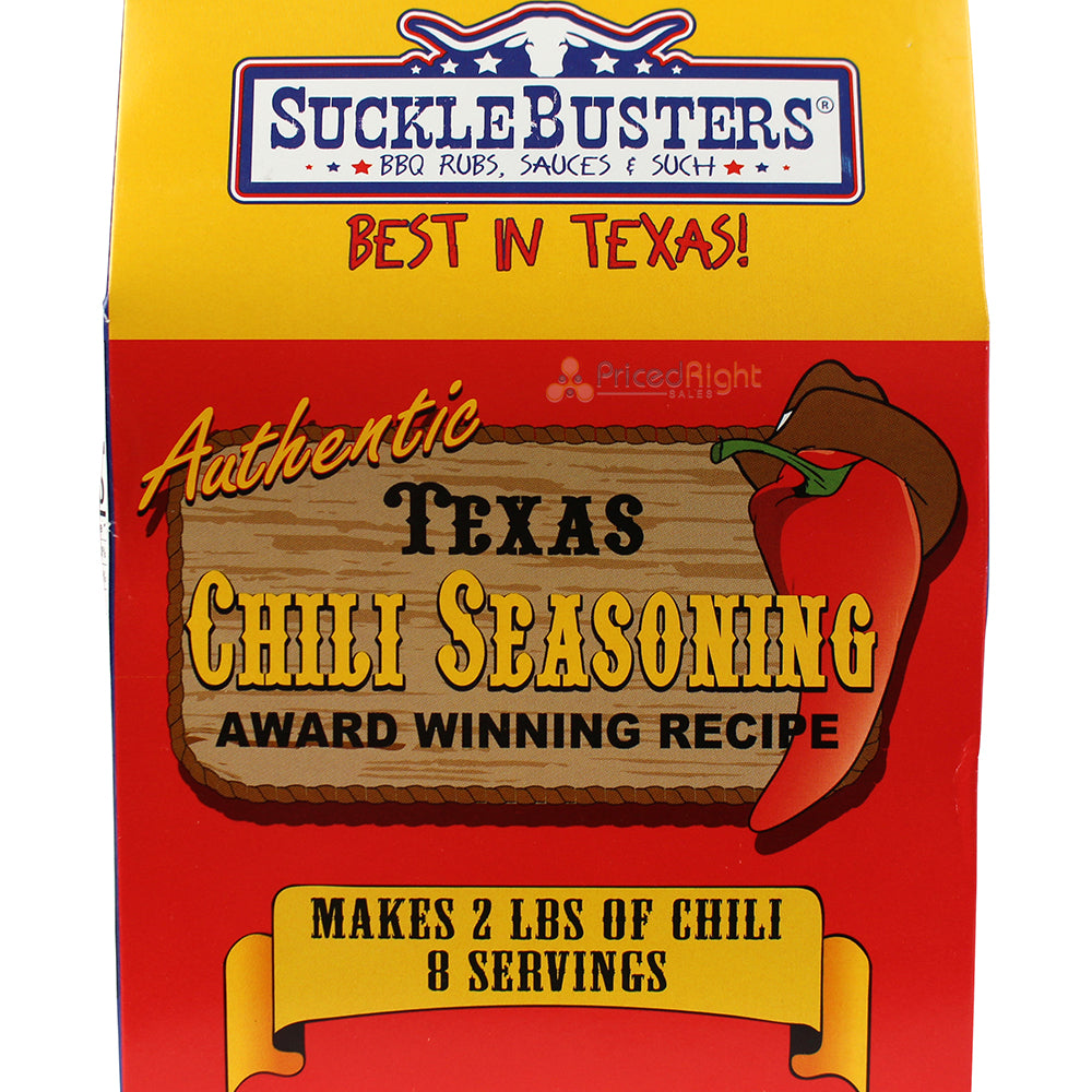 Sucklebusters Authentic Texas Chili Seasoning Kit Gluten Free SBCS020