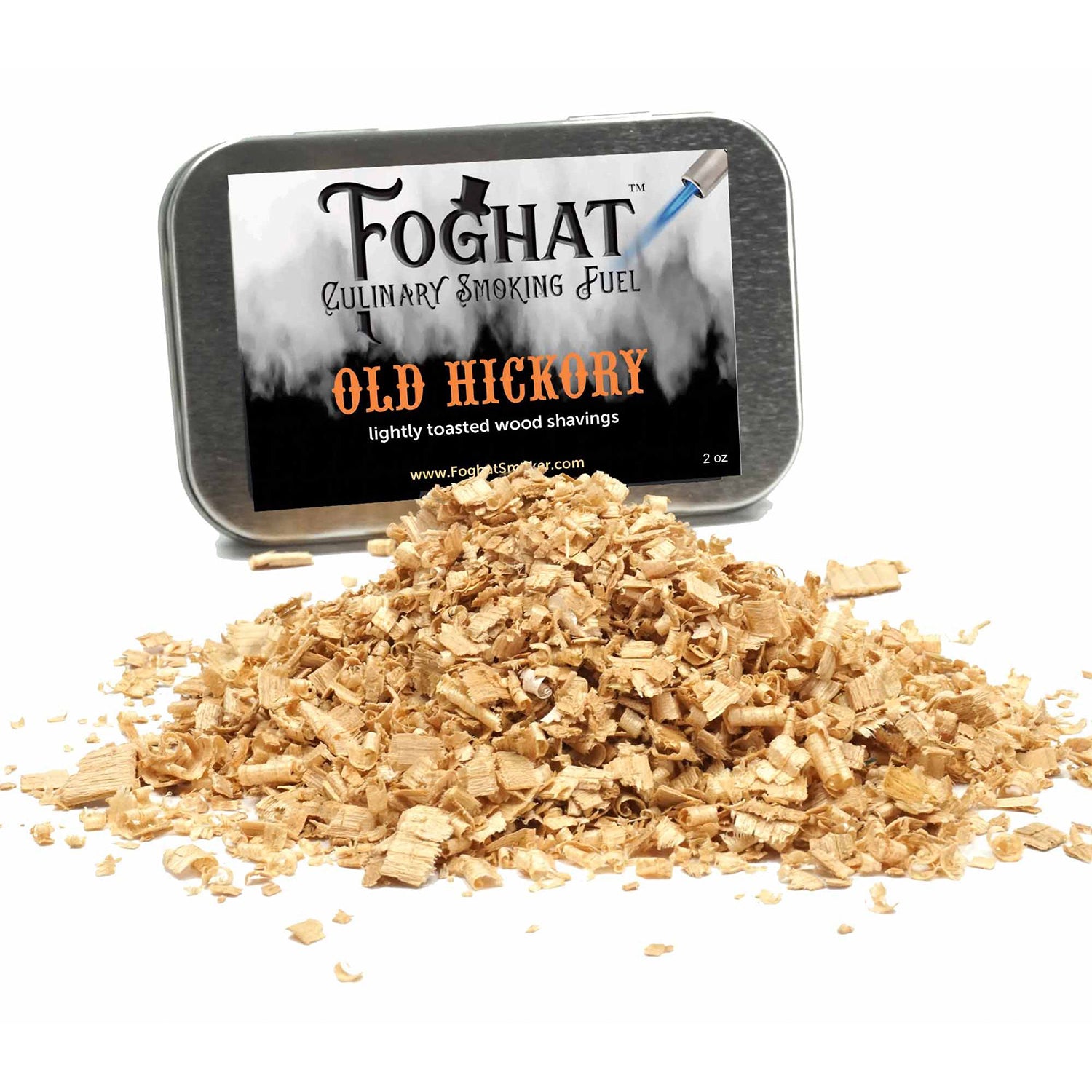 Foghat Culinary Smoking Fuel Old Hickory Sweet & Strong All-Natural 4 Ounce