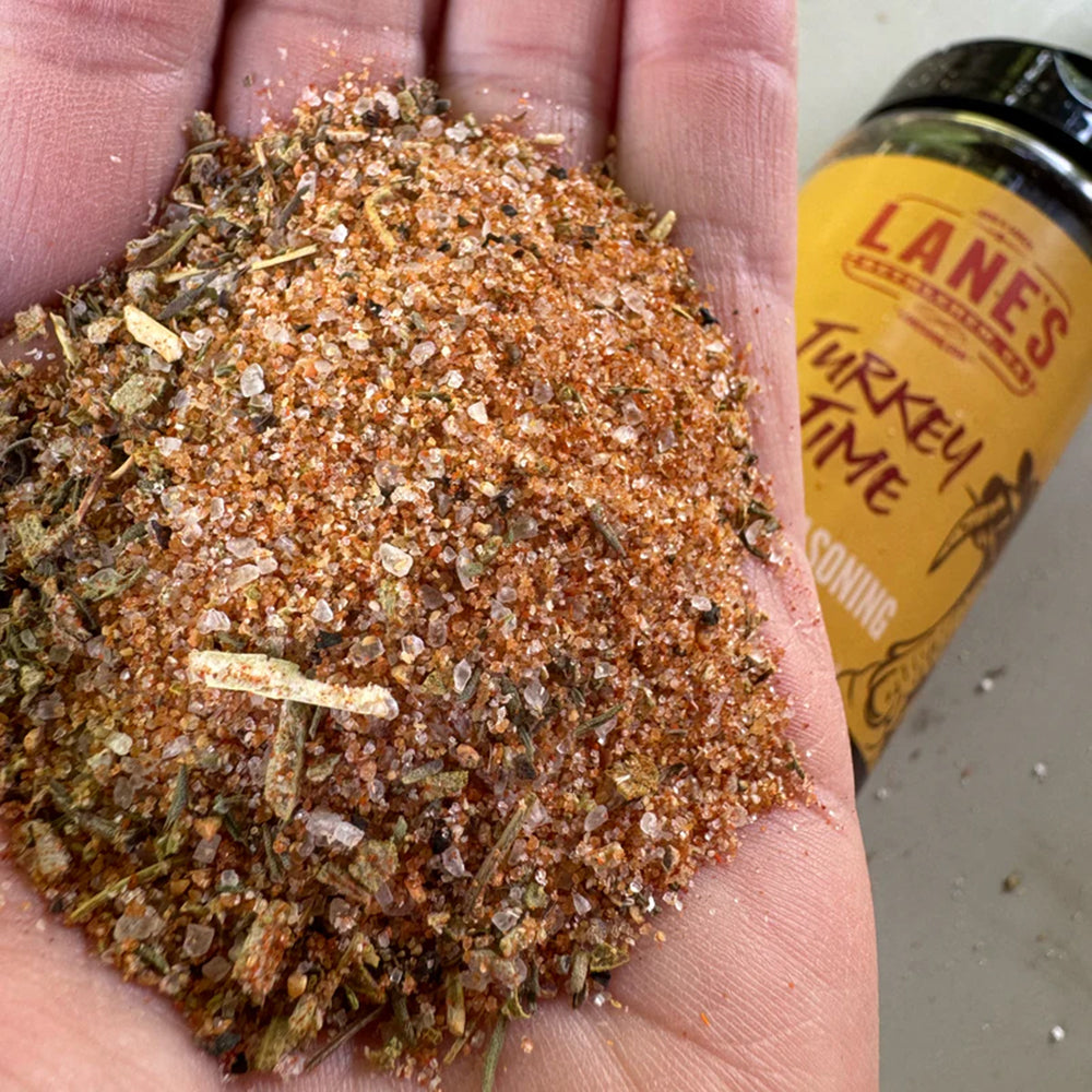 Lane's BBQ Turkey Time Rub Seasoning 10.7 Oz Gluten Free TURKEYTIMEPIT