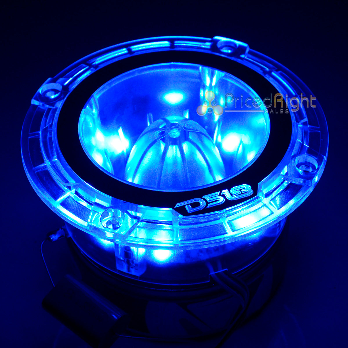 4 pack PRO-TW4L DS18 1.75" Super Bullet Tweeters 2400 Watts Max Power Color LEDs