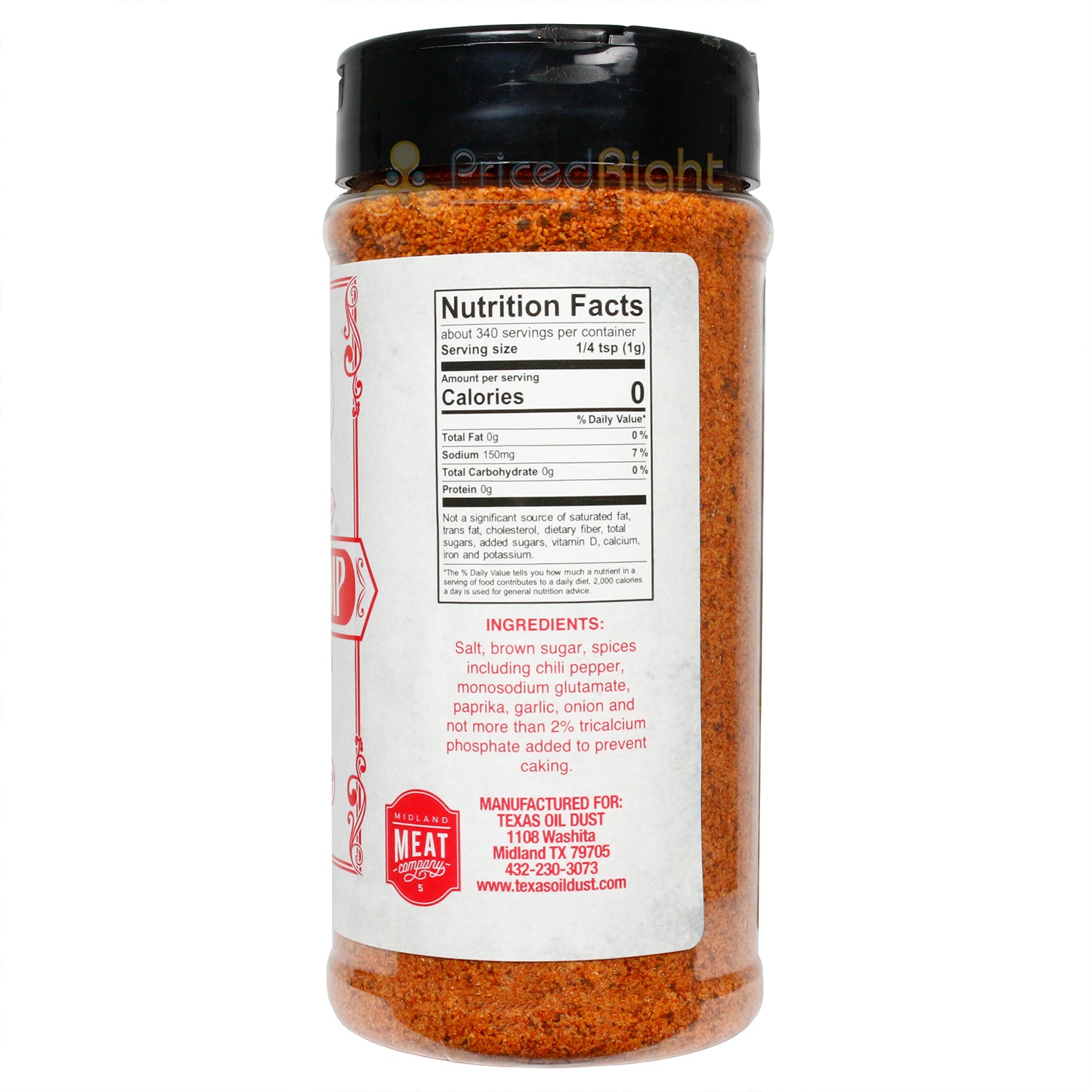 Texas Oil Dust Barnyard Pimp Chicken Rub Sweet Savory No MSG Gluten Free 12oz