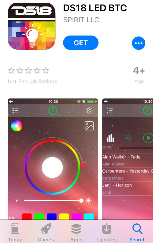 DS18 RGB LED Bluetooth 4.0 Controller Light iOS Android iPhone LED-BTC IP65