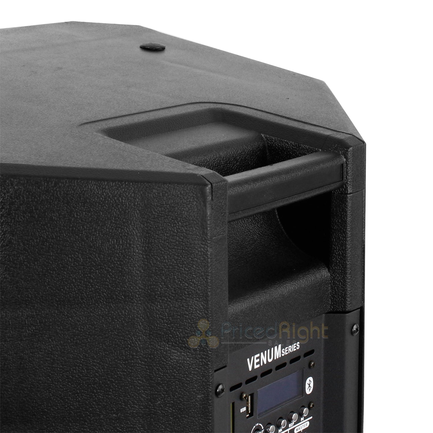 Alphasonik VENUM15 Amplified Pro DJ Speaker 600 Watt RMS 15 Inch With Microphone