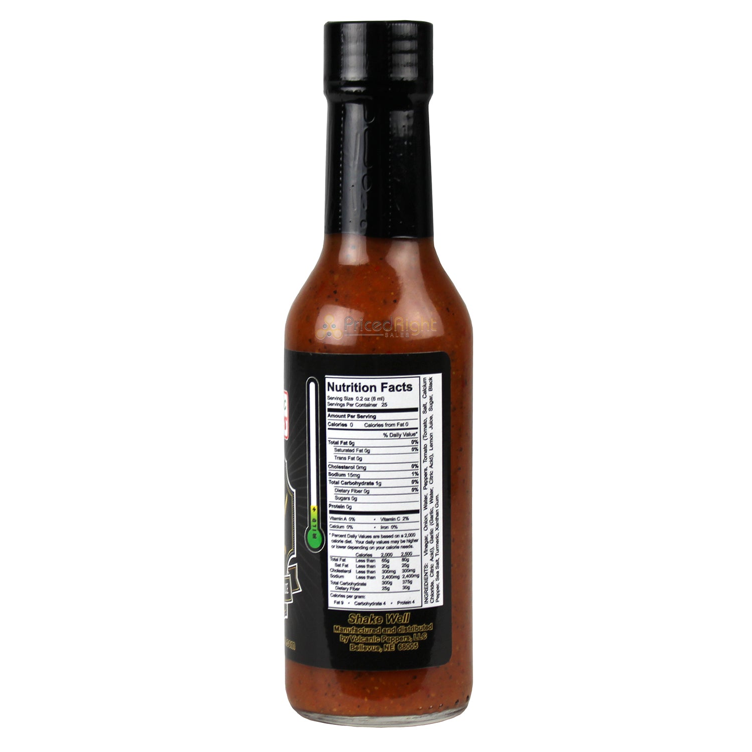 Volcanic Peppers Zesty Aleppo Pepper Sauce 5oz Mild Heat LAVAALEP