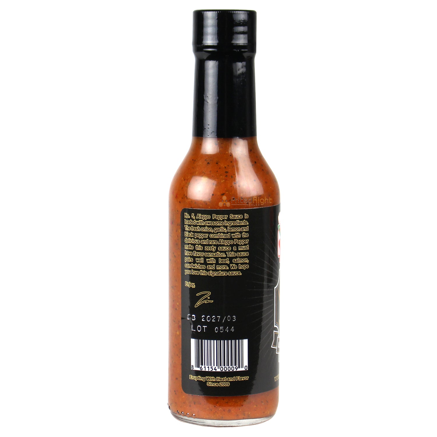 Volcanic Peppers Zesty Aleppo Pepper Sauce 5oz Mild Heat LAVAALEP