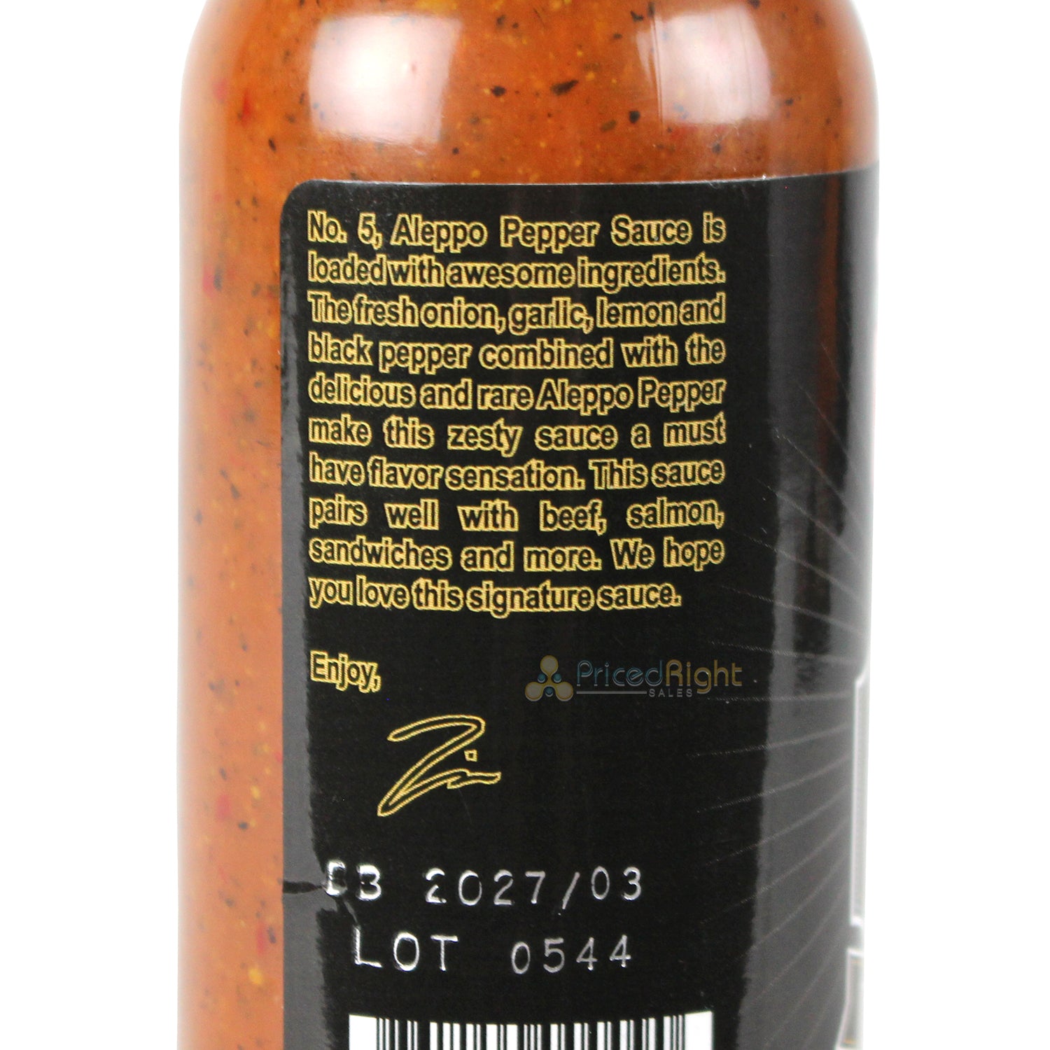 Volcanic Peppers Zesty Aleppo Pepper Sauce 5oz Mild Heat LAVAALEP