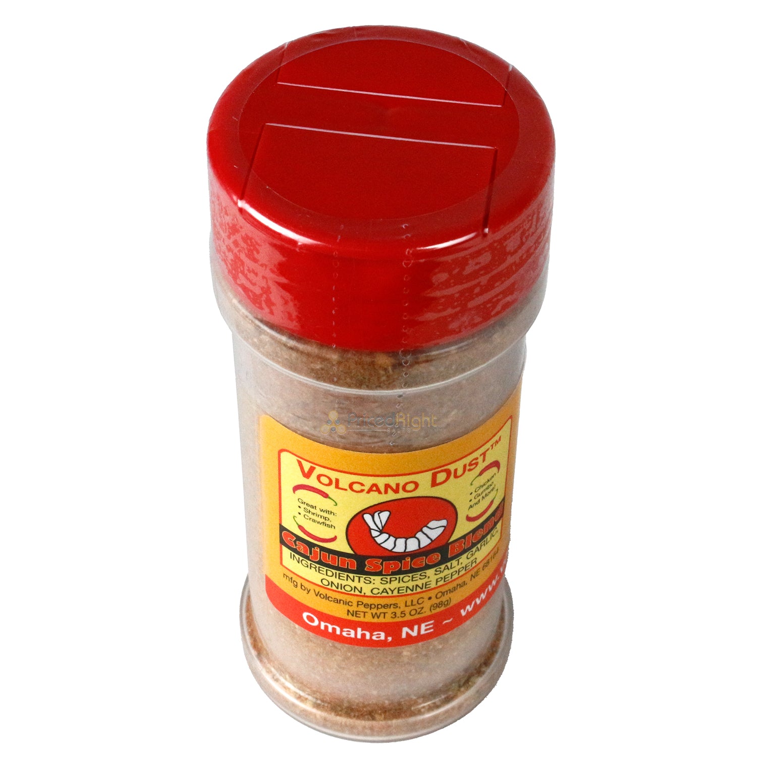 Volcanic Peppers Volcano Dust Cajun Spice Blend 3.5 Oz VDCSBCSB