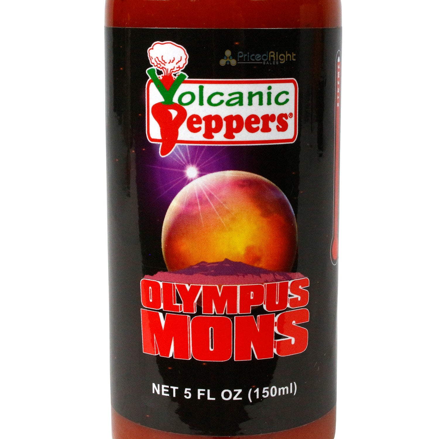 Volcanic Peppers Olympus Mons Hot Sauce 5 oz Extreme Heat