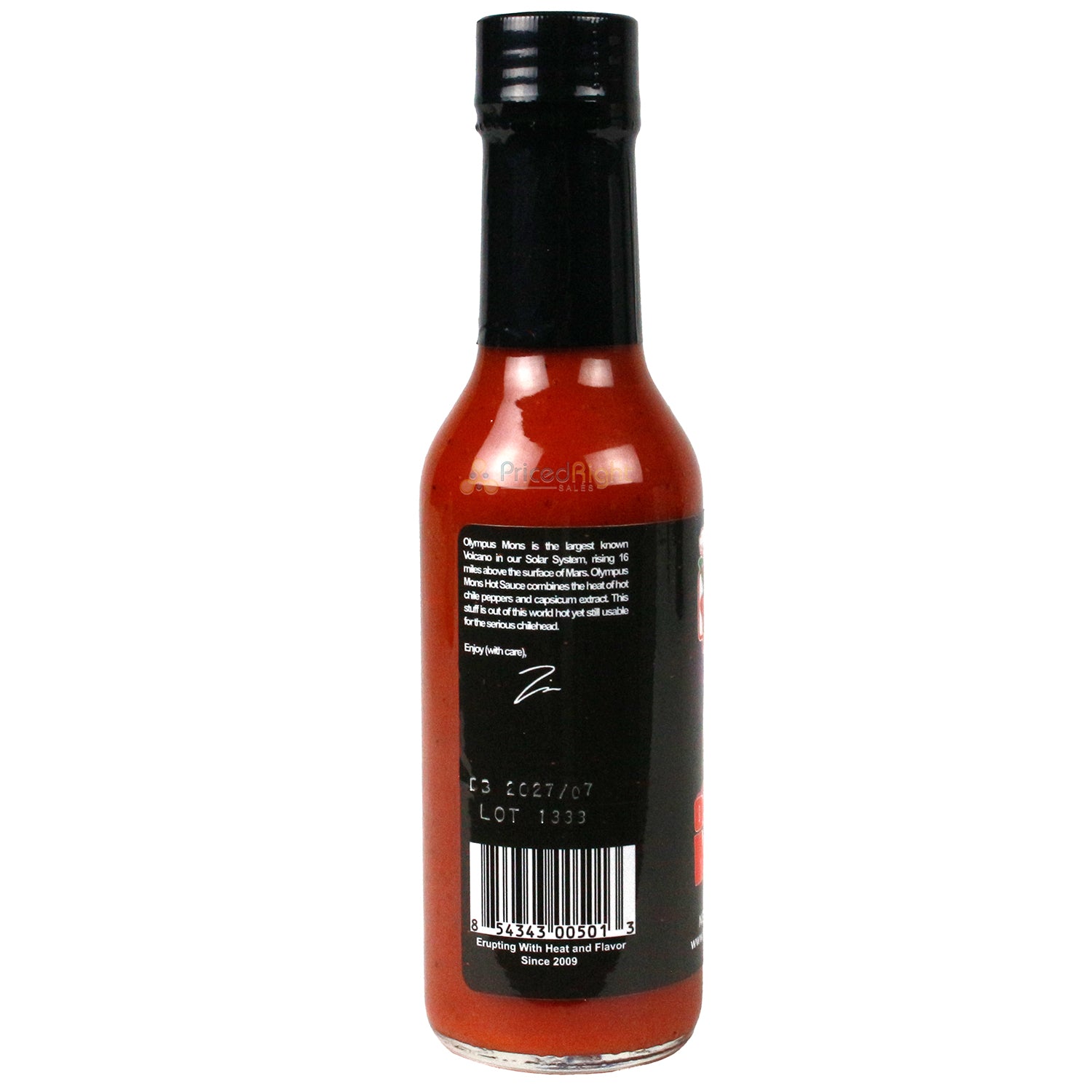 Volcanic Peppers Olympus Mons Hot Sauce 5 oz Extreme Heat