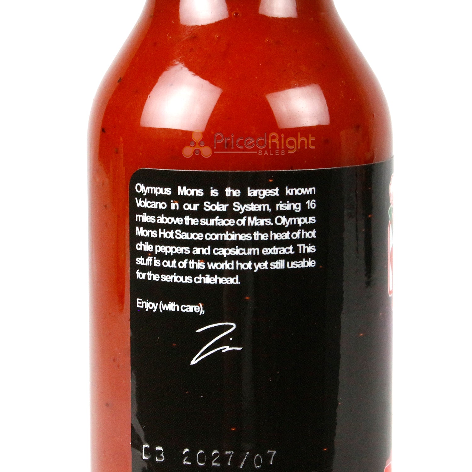 Volcanic Peppers Olympus Mons Hot Sauce 5 oz Extreme Heat