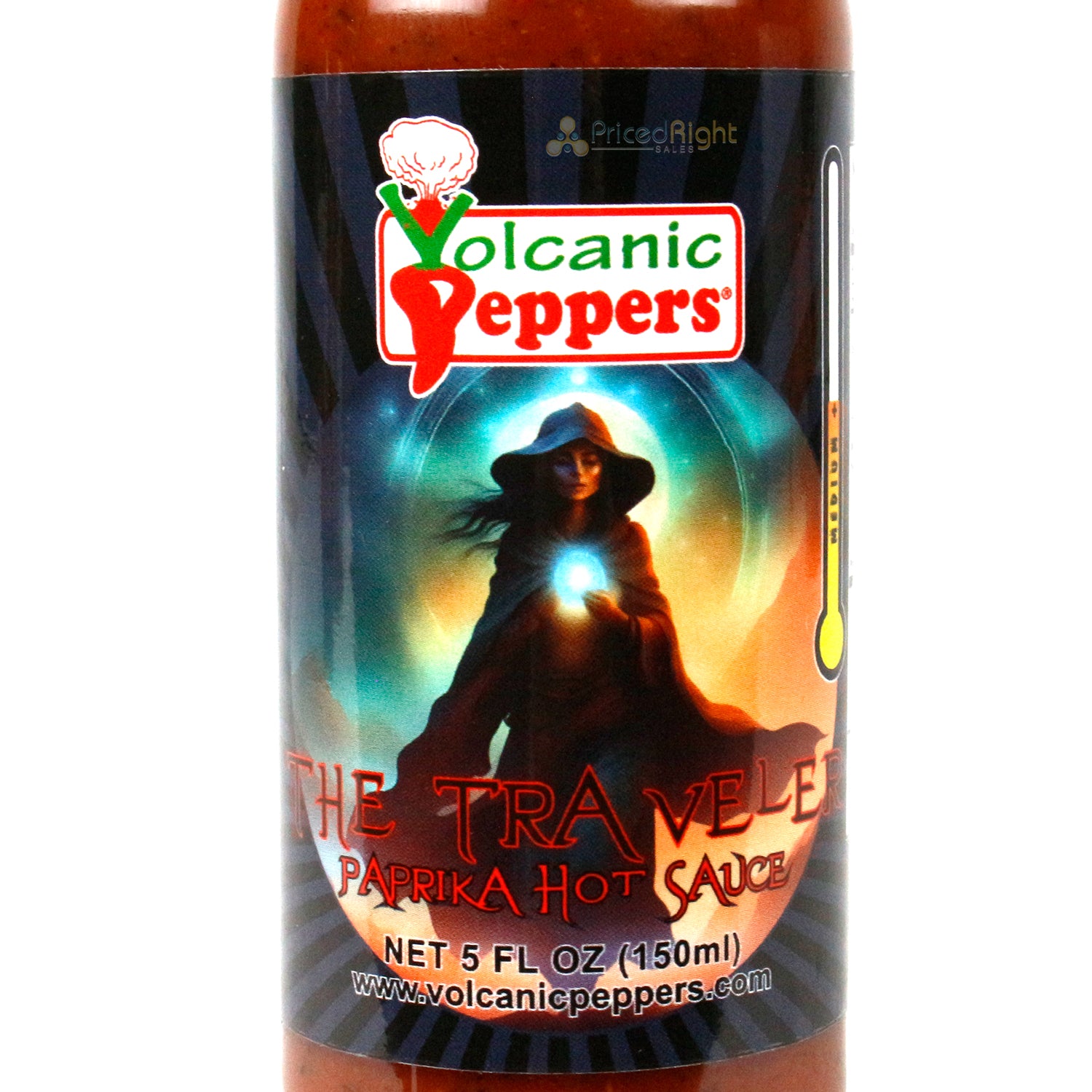 Volcanic Pepper The Traveler Paprika Hot Sauce 5 oz Medium Heat