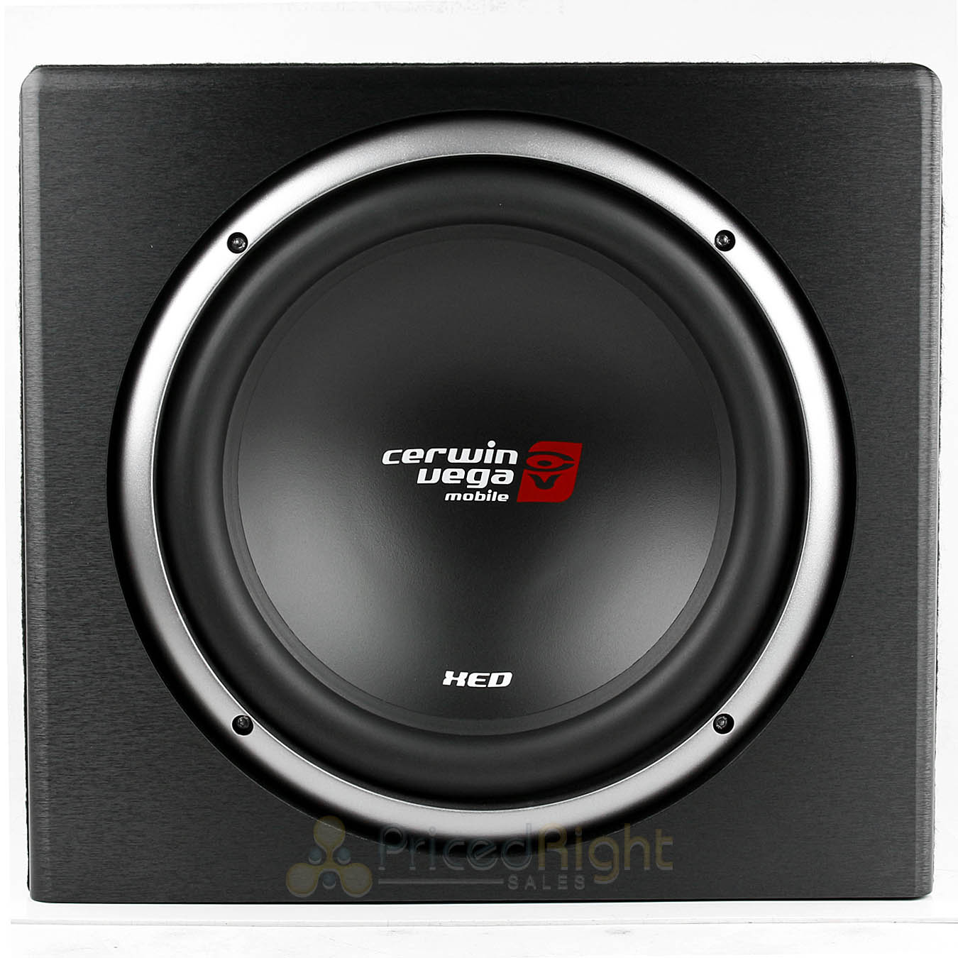 Single 12" Loaded Subwoofer Enclosure with Sub 800W Max 2 Ohm Cerwin Vega XE12SV