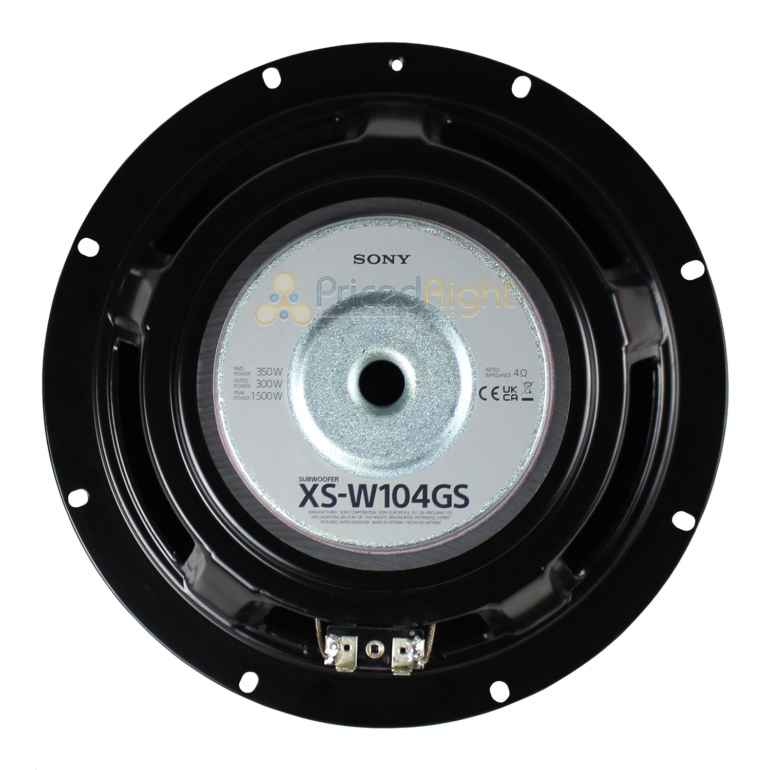 Sony XS-W104GS 10" Subwoofer 4 Ohm SVC 350W RMS 1500W Peak GS Series Sub Audio