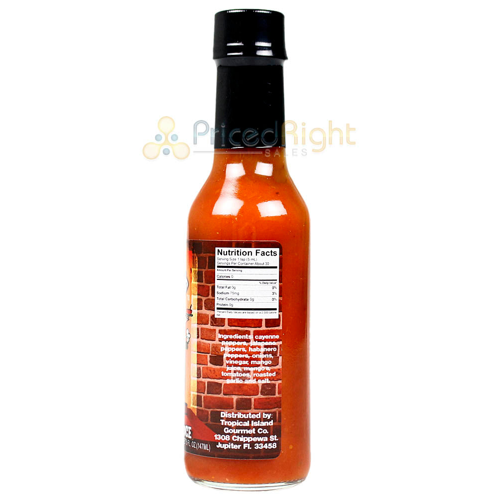 Sauce Crafters Chef Fartenburn's Gourmet Hot Sauce 5 Oz Bottle Award Winning