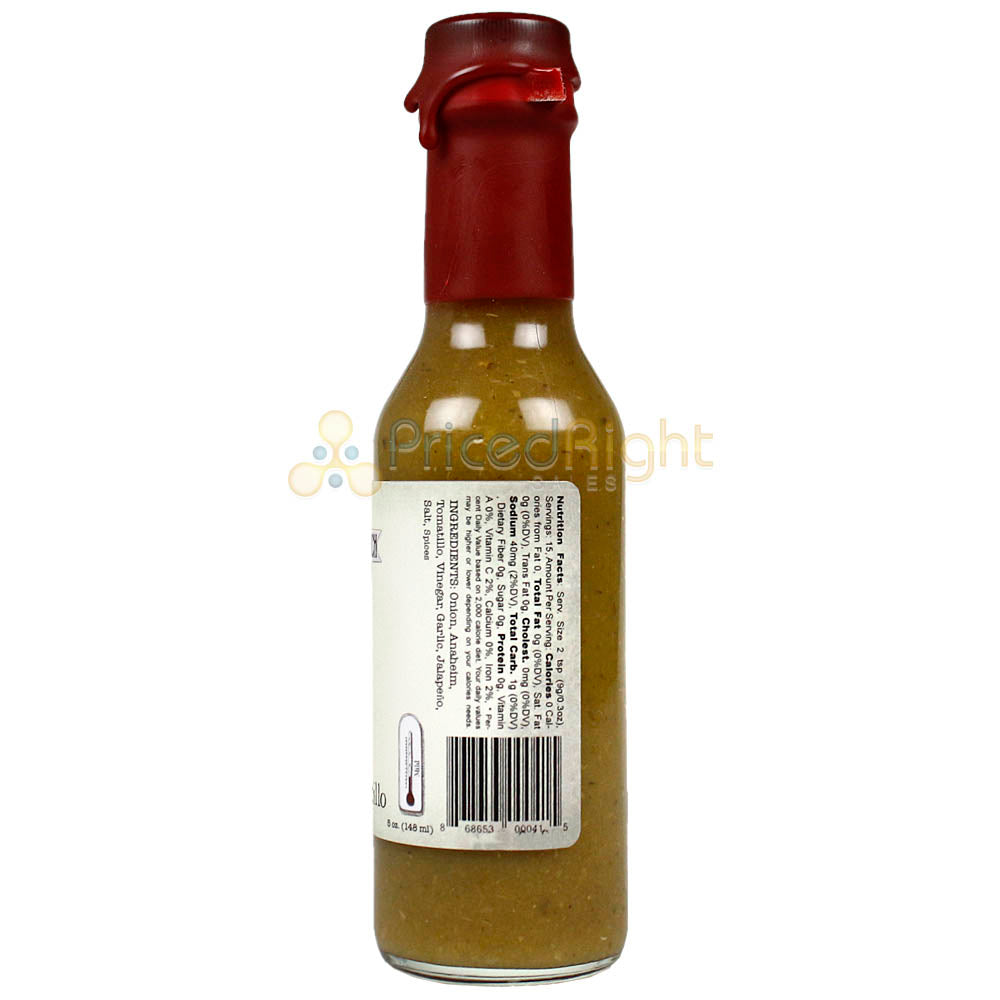 Jal Up In Yo Tomatillo Mild Jalapeno Hot Sauce Cooper's Small Batch 5 Oz Bottle