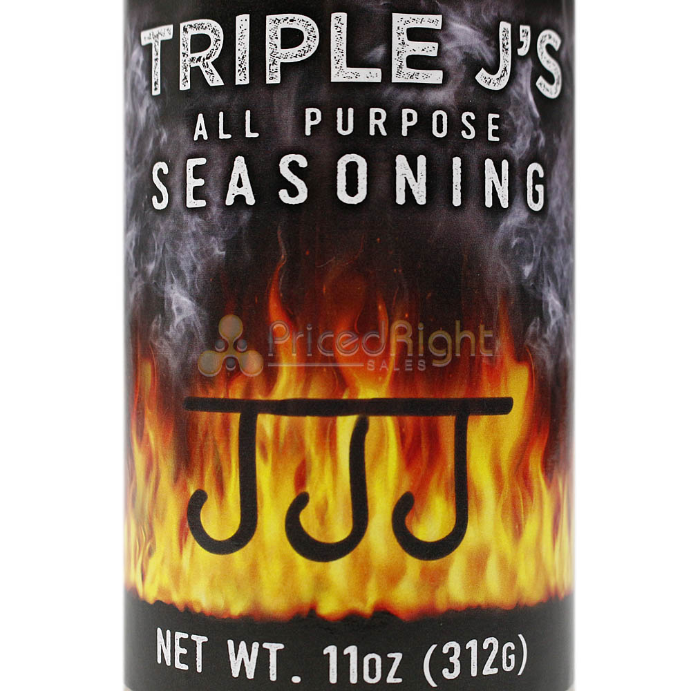 Triple J's All Purpose Seasoning 11 Oz Shaker Bottle Beef Pork Chicken Other