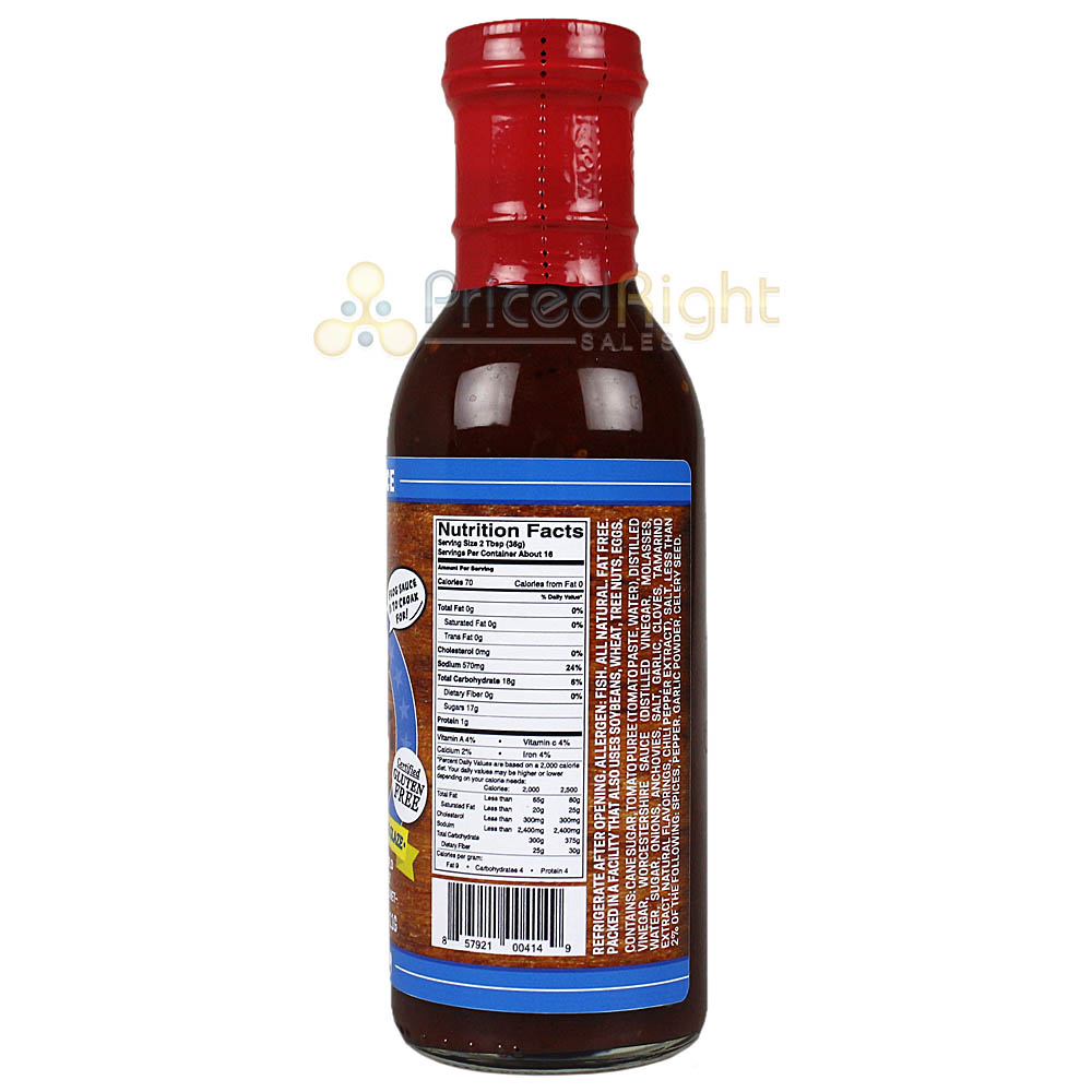 Rob's Frog Sauce Award-Winning BBQ Rib Glaze 14.5 Oz Award Winning Sauce 00414