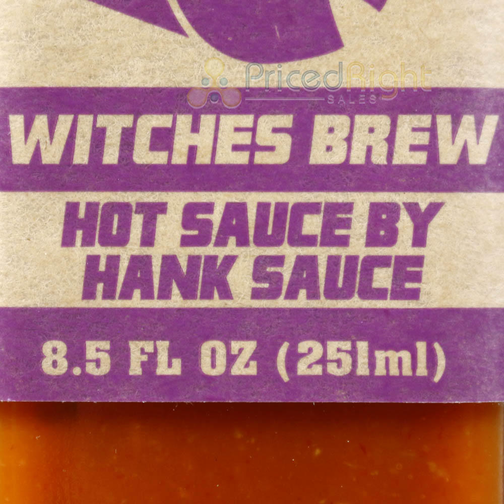 Hank Sauce 8.5 Oz Witches Brew Hot Sauce Jalapeno Pepper Infused 00509-Hank