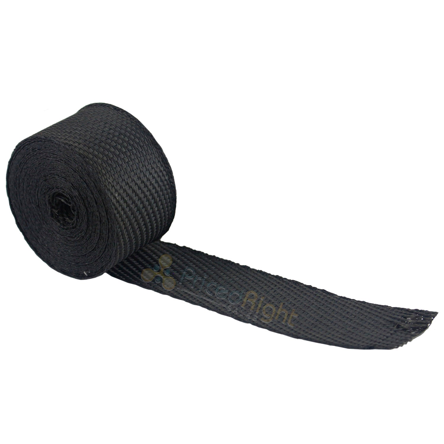 DEI Black Titanium Underhood Exhaust Wrap 2 in x 25 ft Roll Carbon Fiber 010004