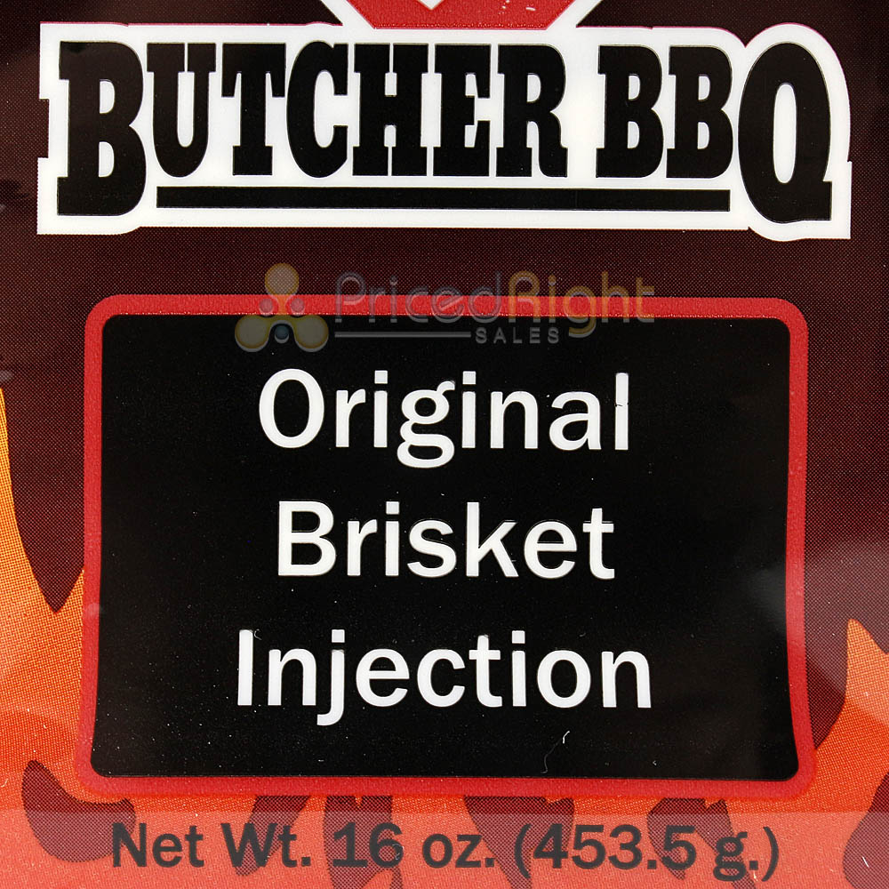 Butcher BBQ Original Brisket Injection Marinade 16 oz Gluten Free Competition