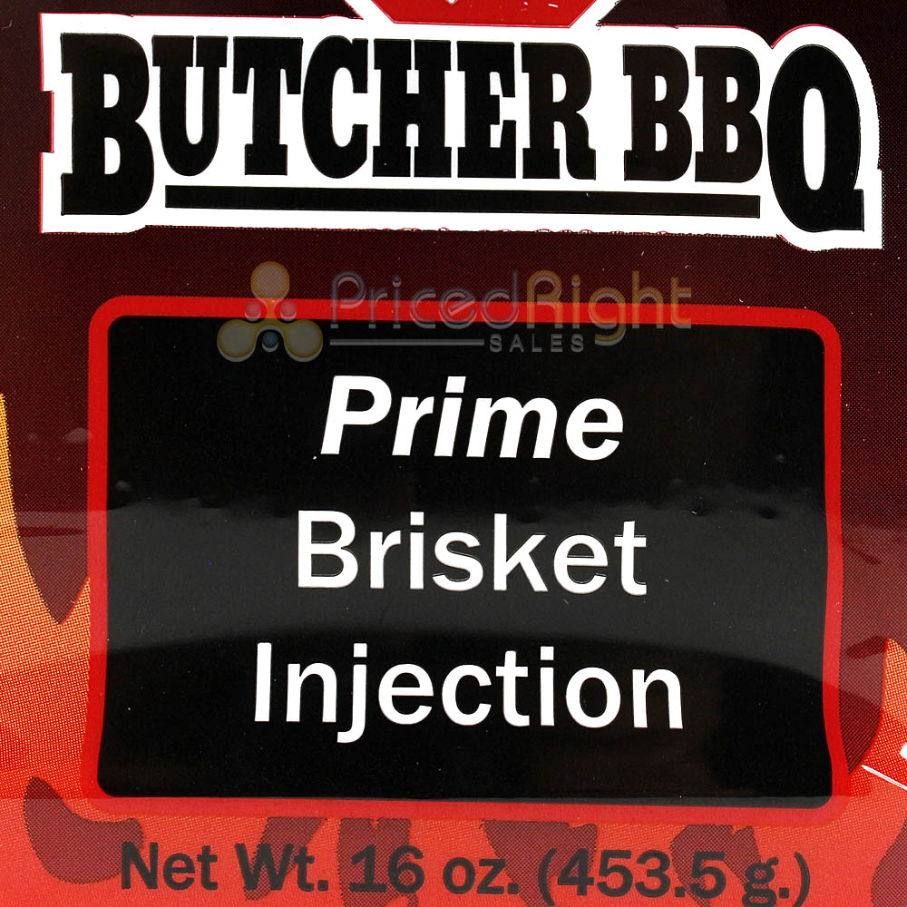 Butcher BBQ Prime Brisket Injection 16 oz. Natural Brisket Flavor Gluten Free