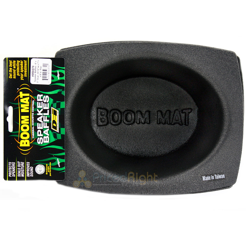 6x8" Speaker Baffles Oval 2 Pack Boom Mat Design Engineering DEI 050370
