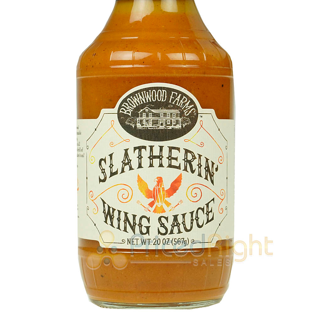 Brownwood Farms Good Slatherin' Wing Sauce Famous Lip Smackin' Gluten Free 20 oz