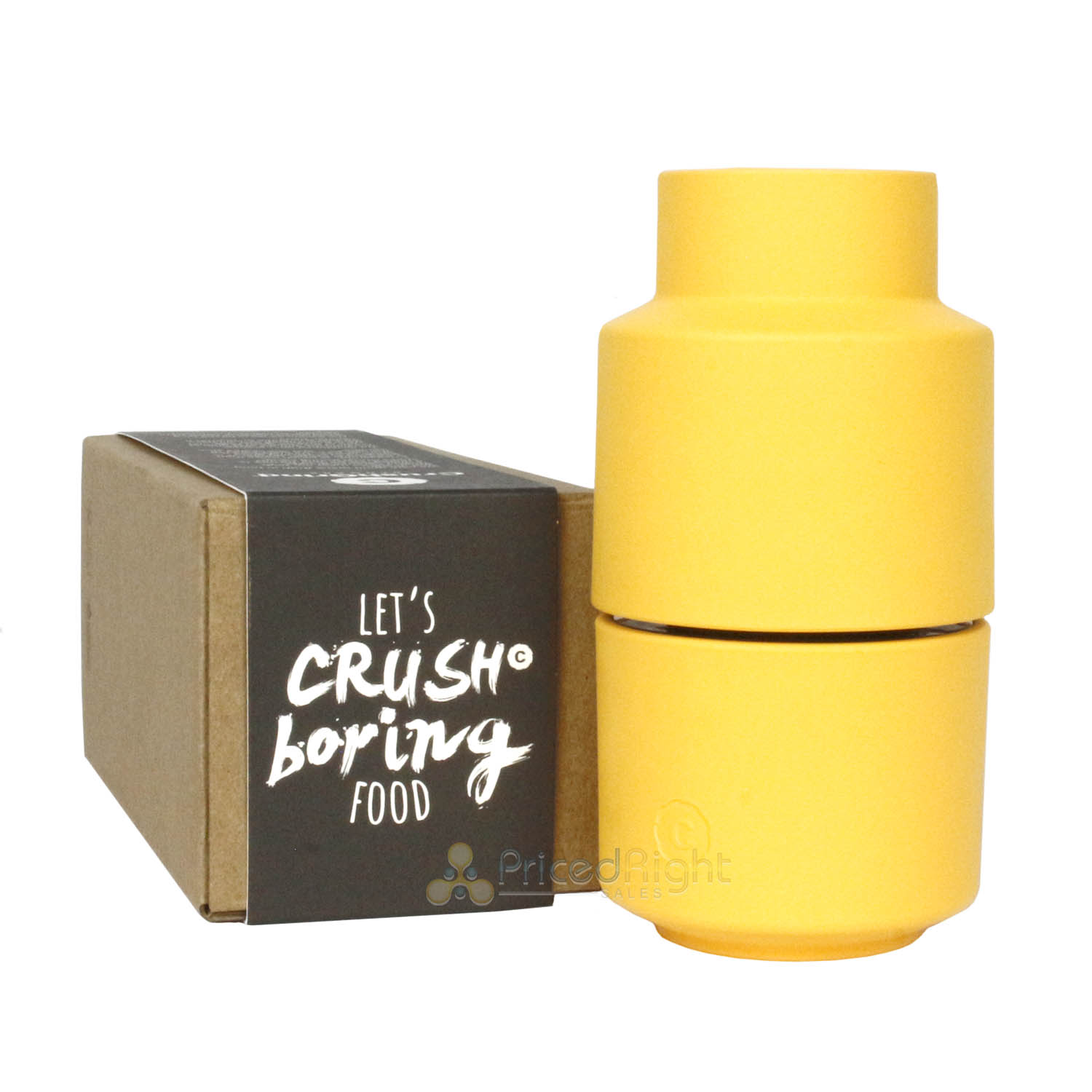 CrushGrind Billund Spice Grinder Patented Ceramic Mechanism Biocomposite Masala