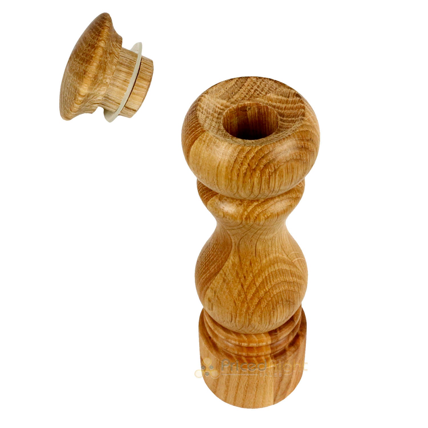 CrushGrind Torino Salt or Pepper Mill and Patented Ceramic Grinder Oak 20cm