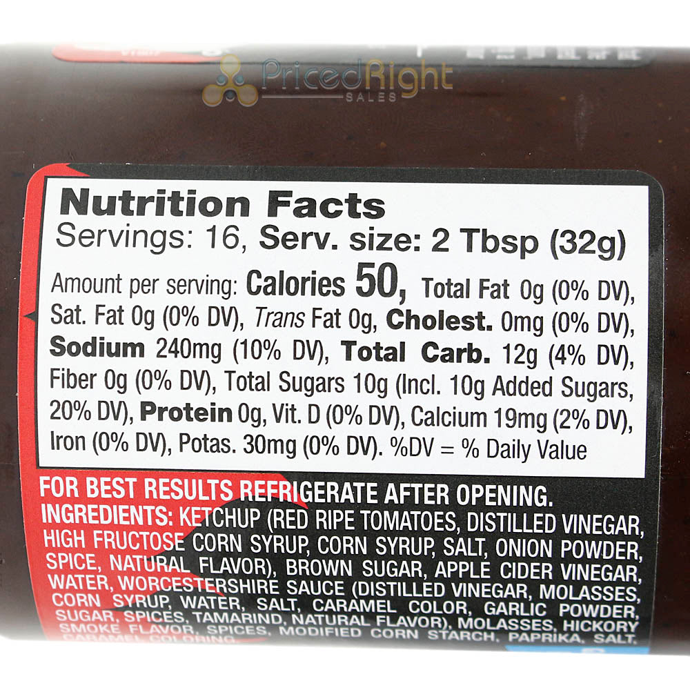 Myron Mixon Hickory BBQ Sauce Made By A 4-Time BBQ World Champion Cook 18 oz.