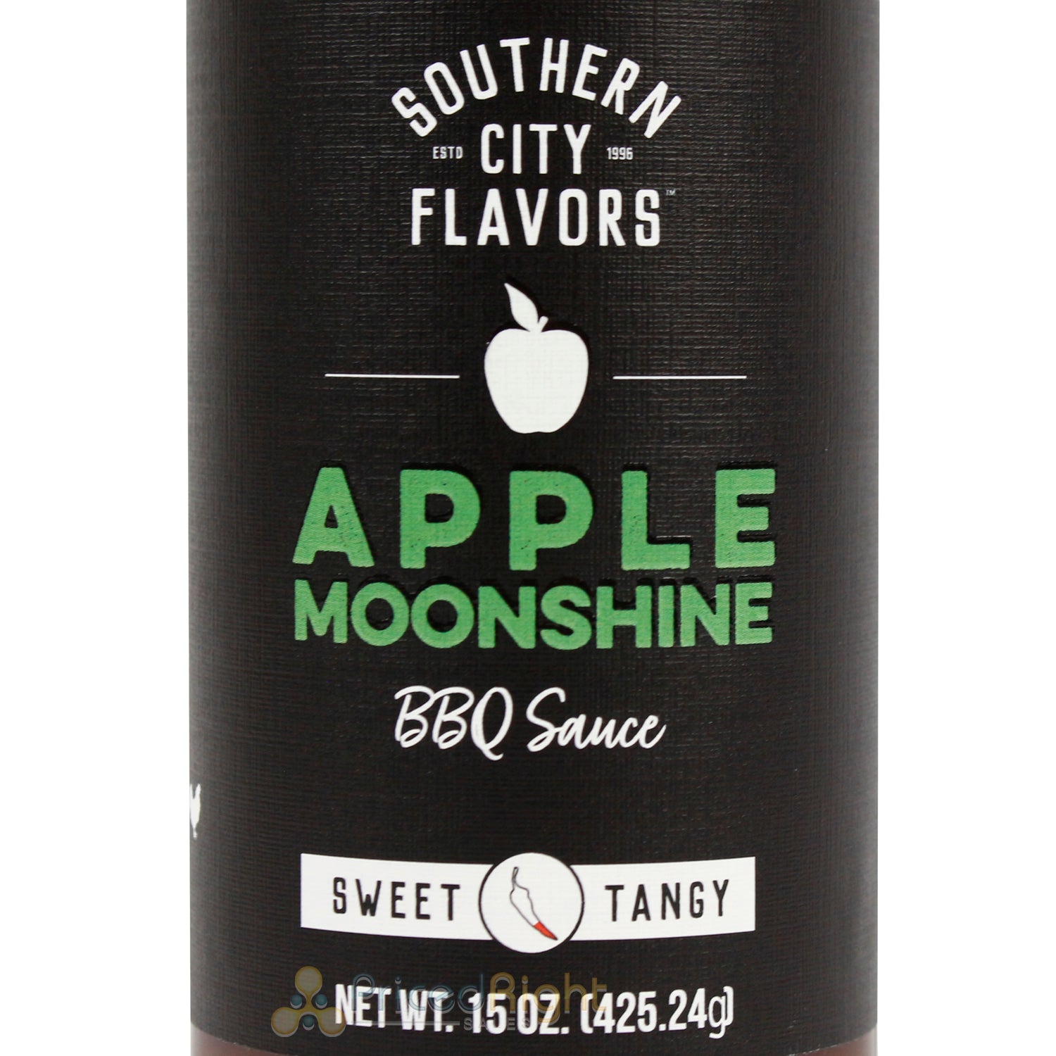 Southern City Flavors Apple Moonshine Sweet And Tangy BBQ Sauce With Honey15oz