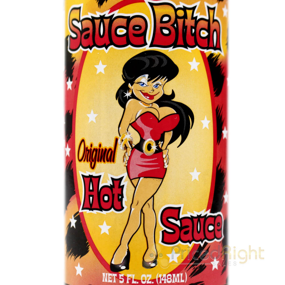 Sauce Crafters Sauce Bitch Hot Sauce Habanero Mango Pineapple 5 Oz Bottle