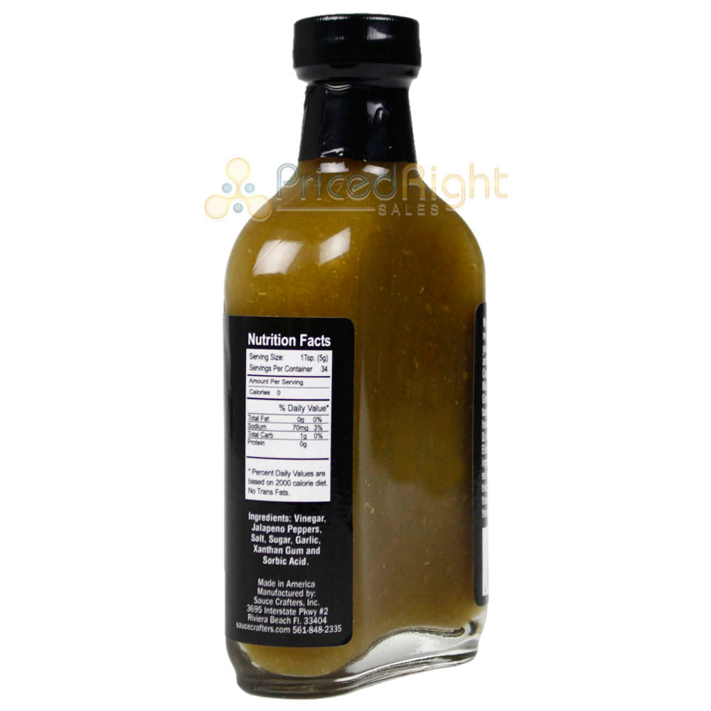 Sauce Crafters Dr. Assburn's Fresh Crushed Jalapeno Hot Sauce 5.7 oz Bottle