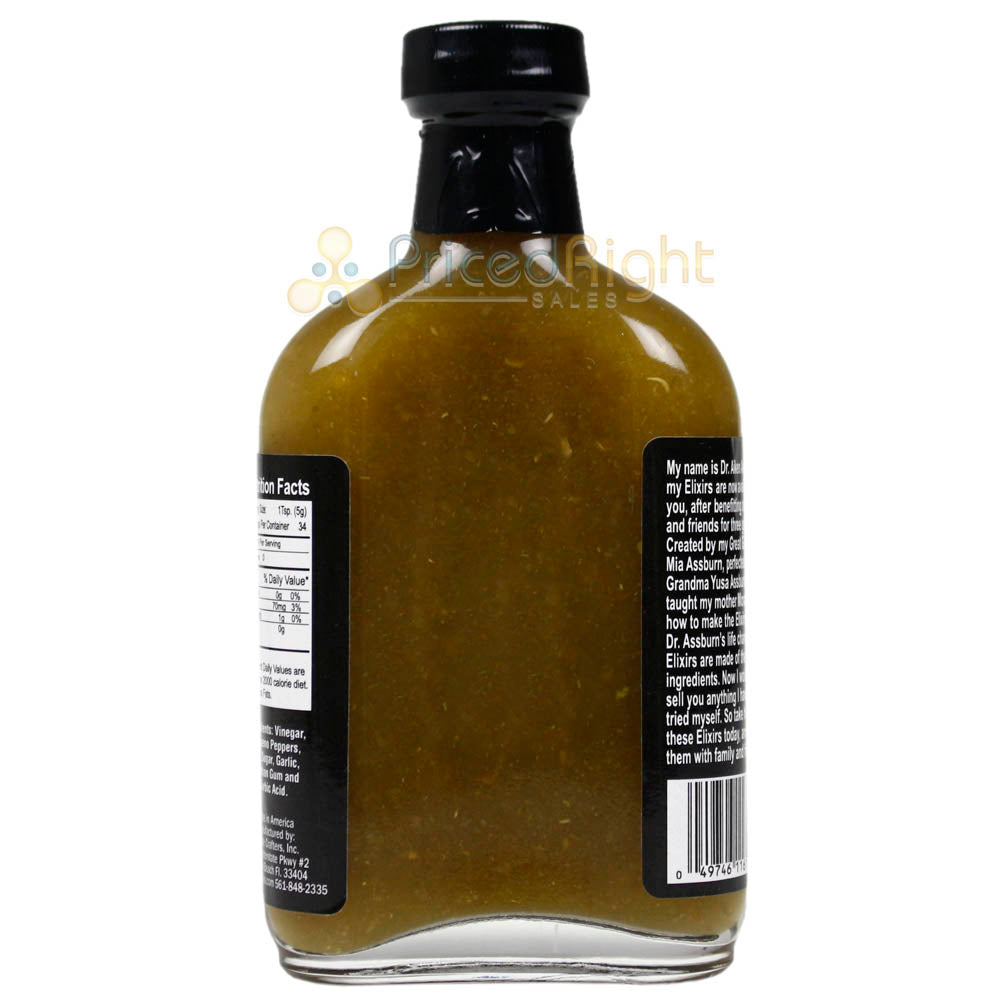 Sauce Crafters Dr. Assburn's Fresh Crushed Jalapeno Hot Sauce 5.7 oz Bottle