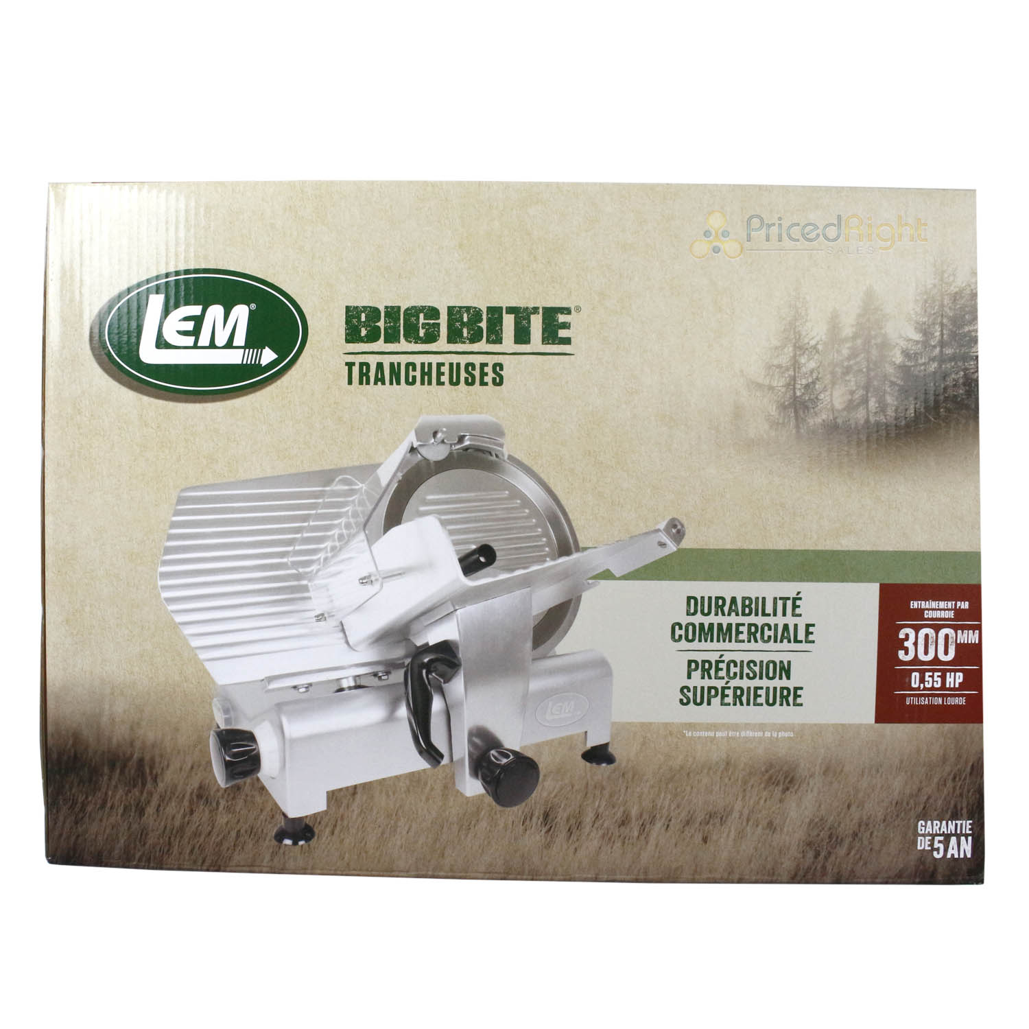 LEM Big Bite 12" Blade Commercial Grade Meat Slicer Deli Style Precision Cut