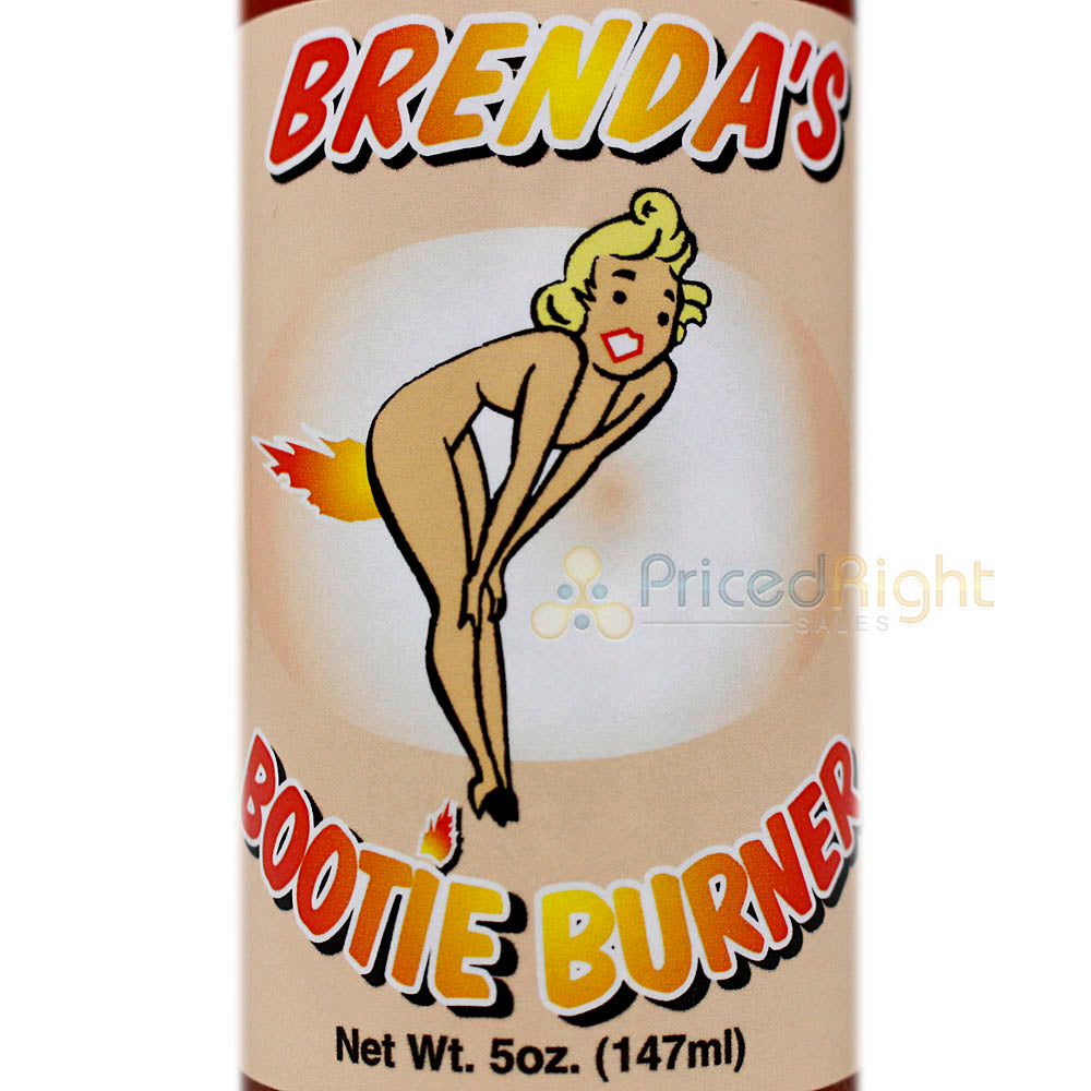 Sauce Crafters Brenda's Bootie Burner Hot Sauce Habanero Garlic 5 Oz Bottle