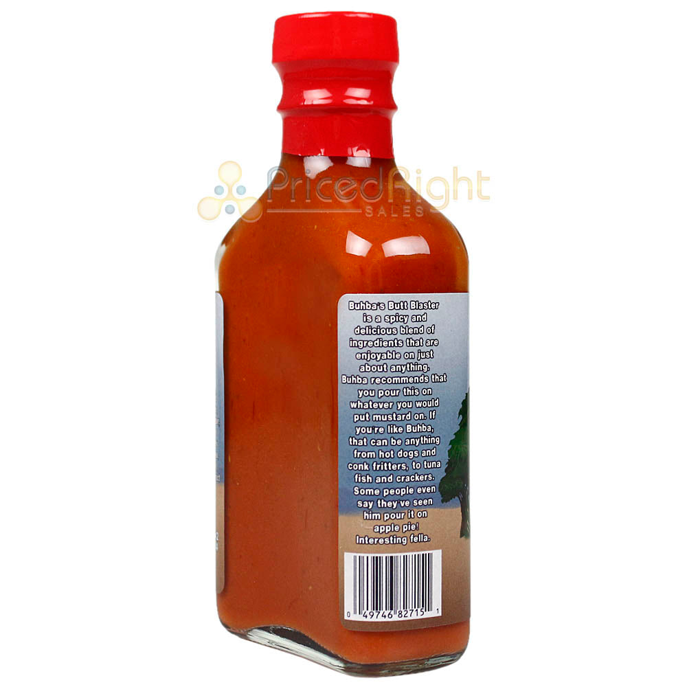 Sauce Crafters Buhba's Butt Blaster Hot Sauce Mustard Habanero 5.7 Oz Bottle