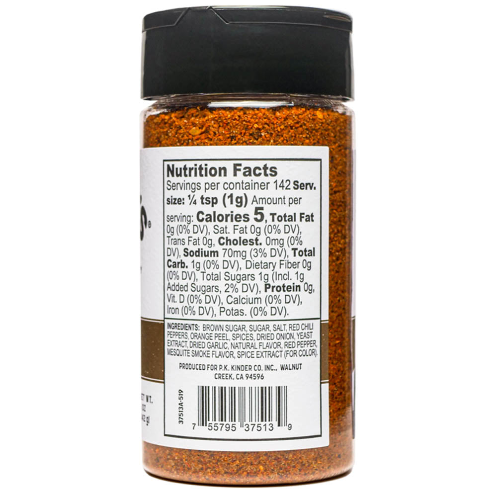 Kinder's Brown Sugar Rub Sweet Hint of Spicy Seasoning Beef Pork 5 Oz Bottle