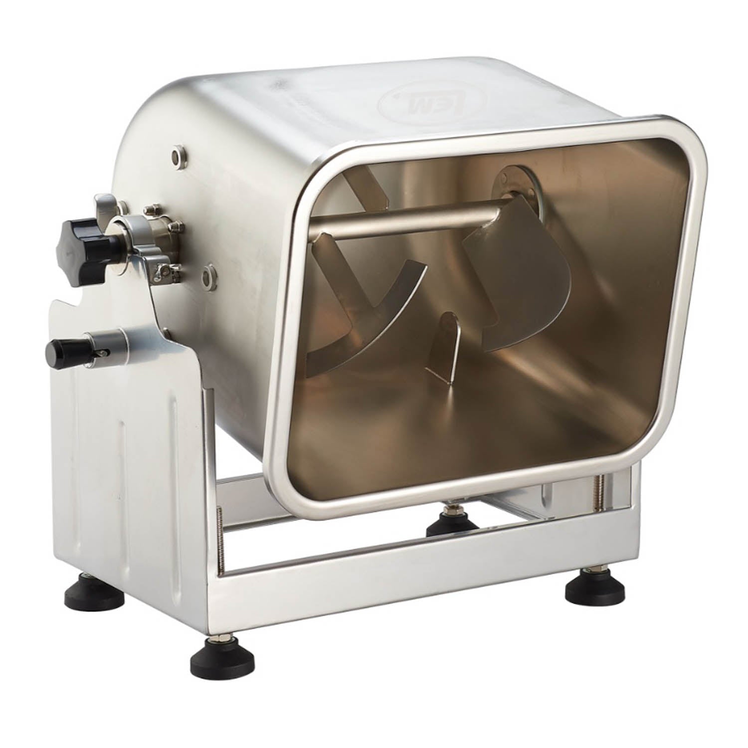 LEM Products Big Bite Tilt 50lb Portable Meat Mixer 3 Position Stainless Steel