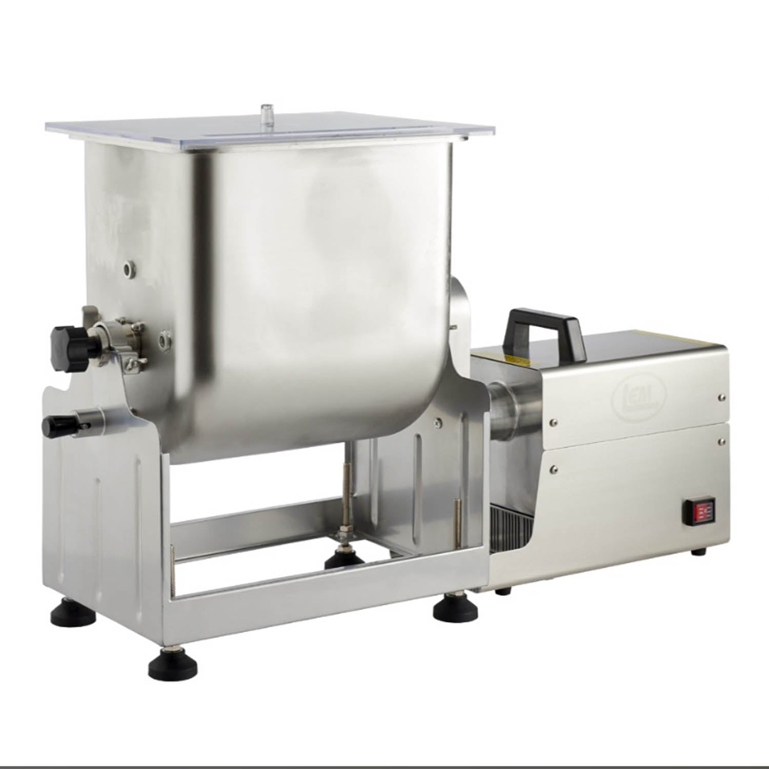 LEM Products Big Bite Tilt 50lb Portable Meat Mixer 3 Position Stainless Steel