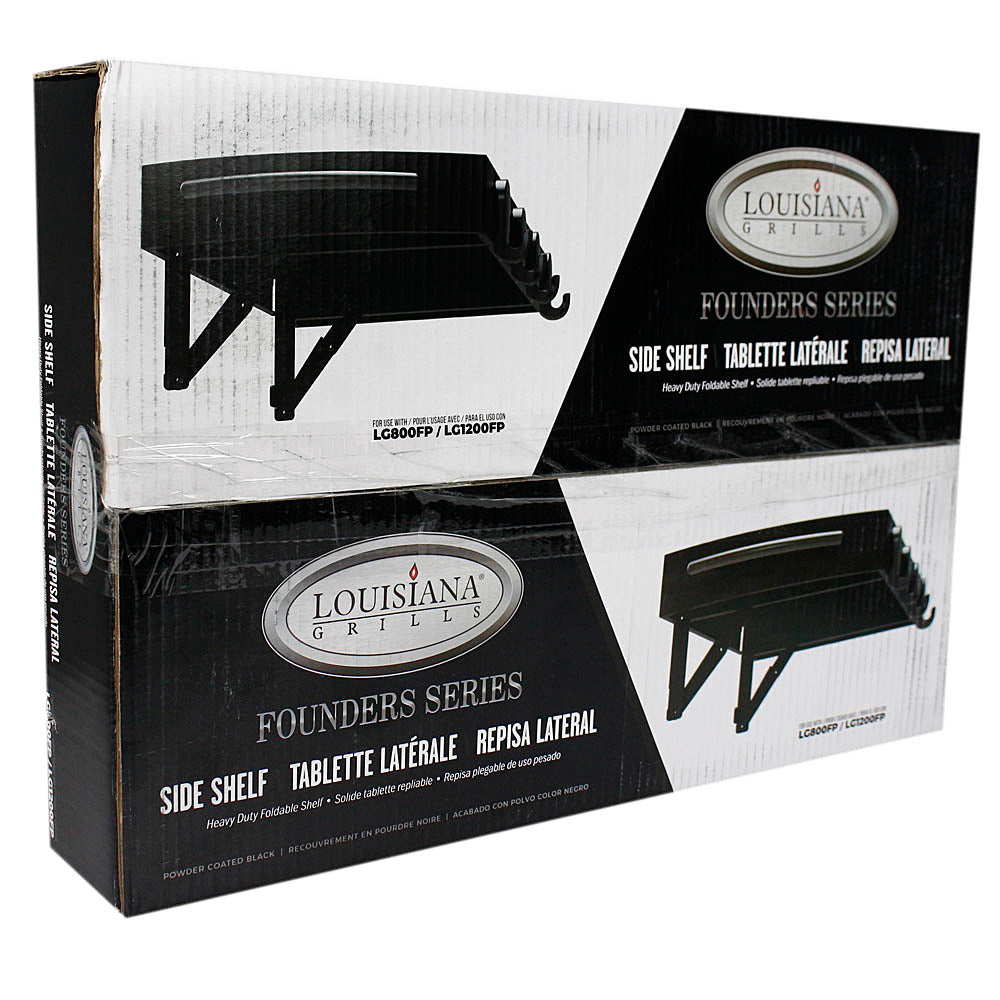 Louisiana Grills Side Shelf Founders Premier Series Black LG800FP LG1200FP 20019