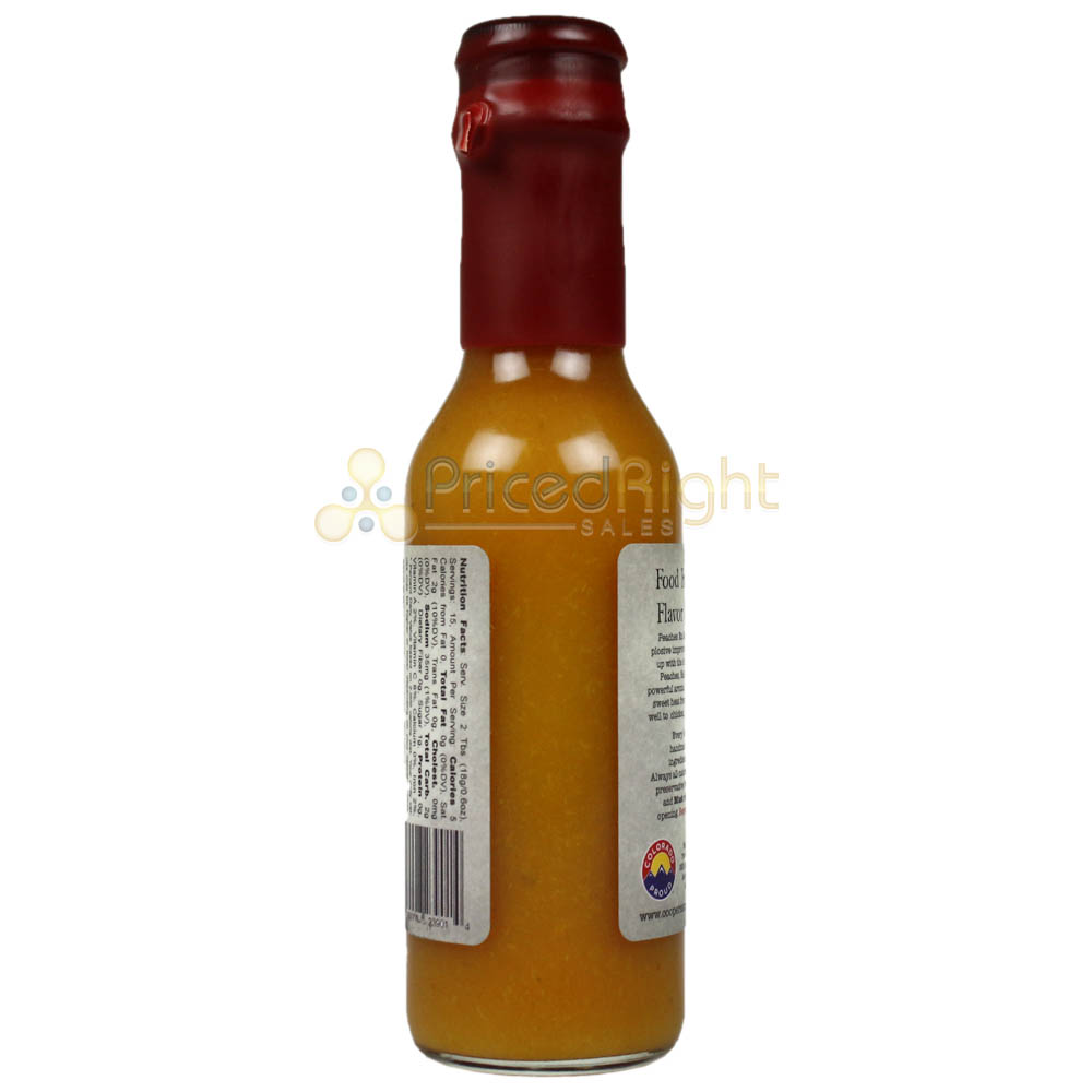 Peaches En Regalia Hot Sauce Sweet Medium Heat Cooper's Small Batch 5 Oz Bottle