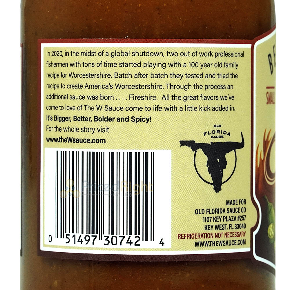 Bear and Burton's 13 oz. Fireshire W Sauce All Natural & Gluten Free  30742