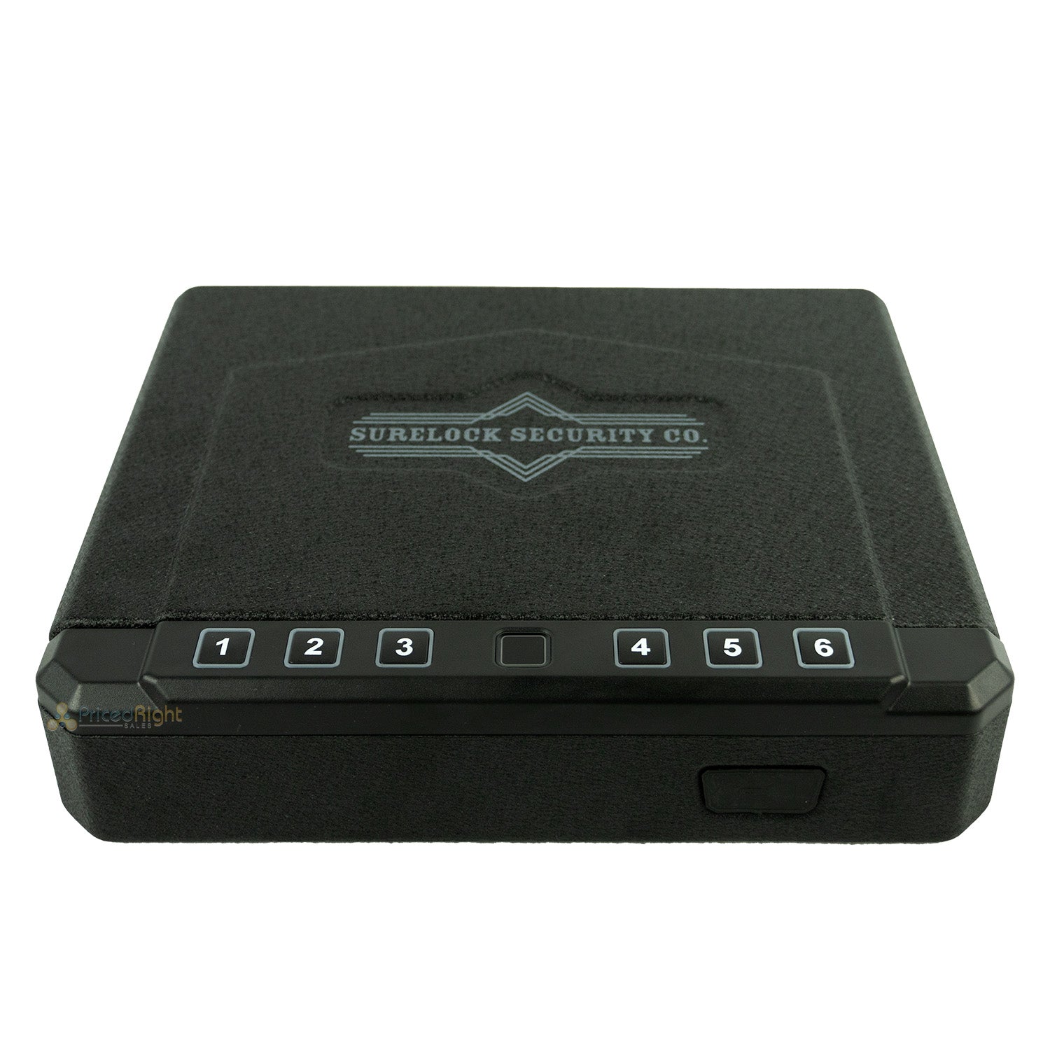 Biometric Handgun Safe Lock Box With Finger Print Scanner and Keypad Surelock