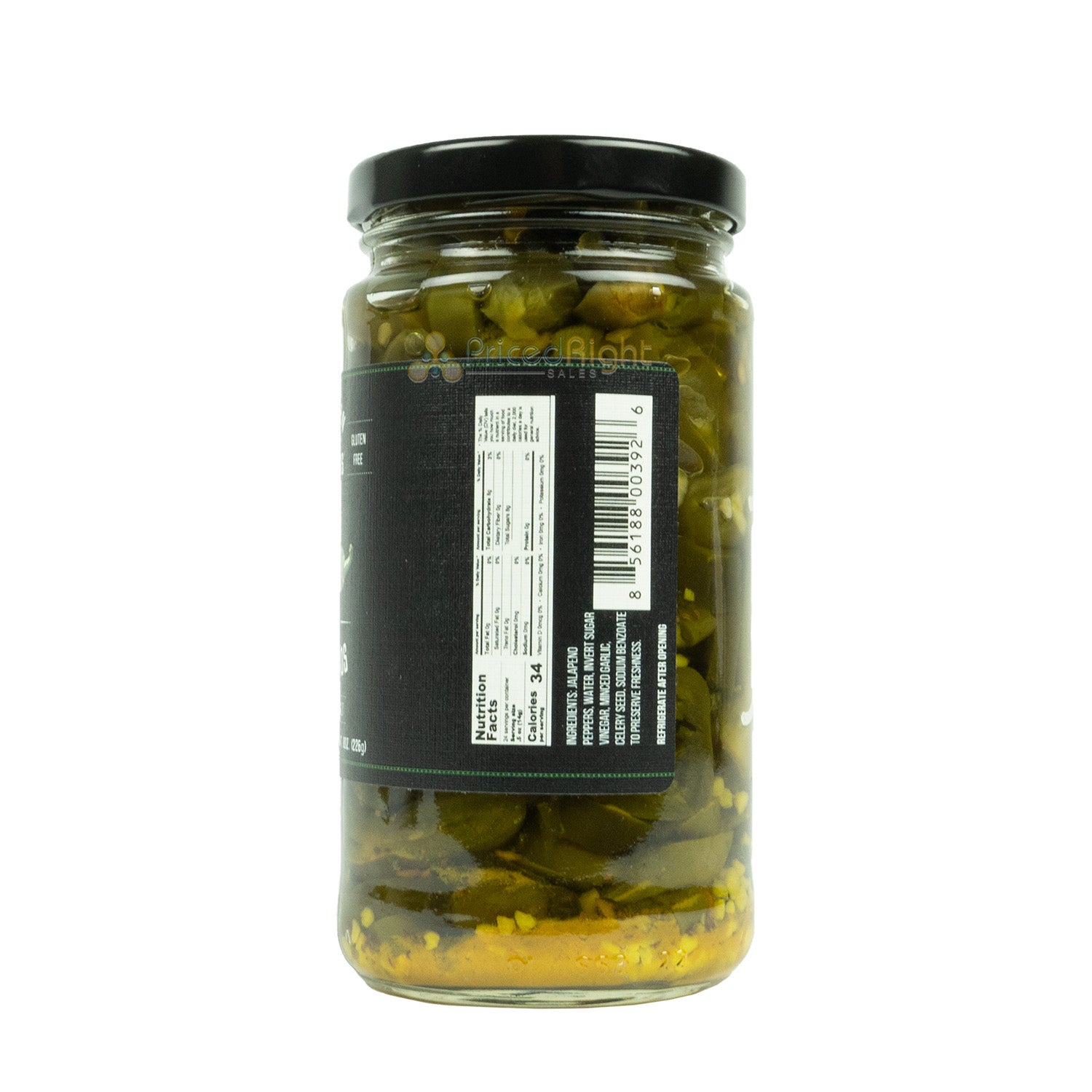 Southern City Flavors Candied Jalapenos All Natural And Gluten Free 12 Oz. Jar