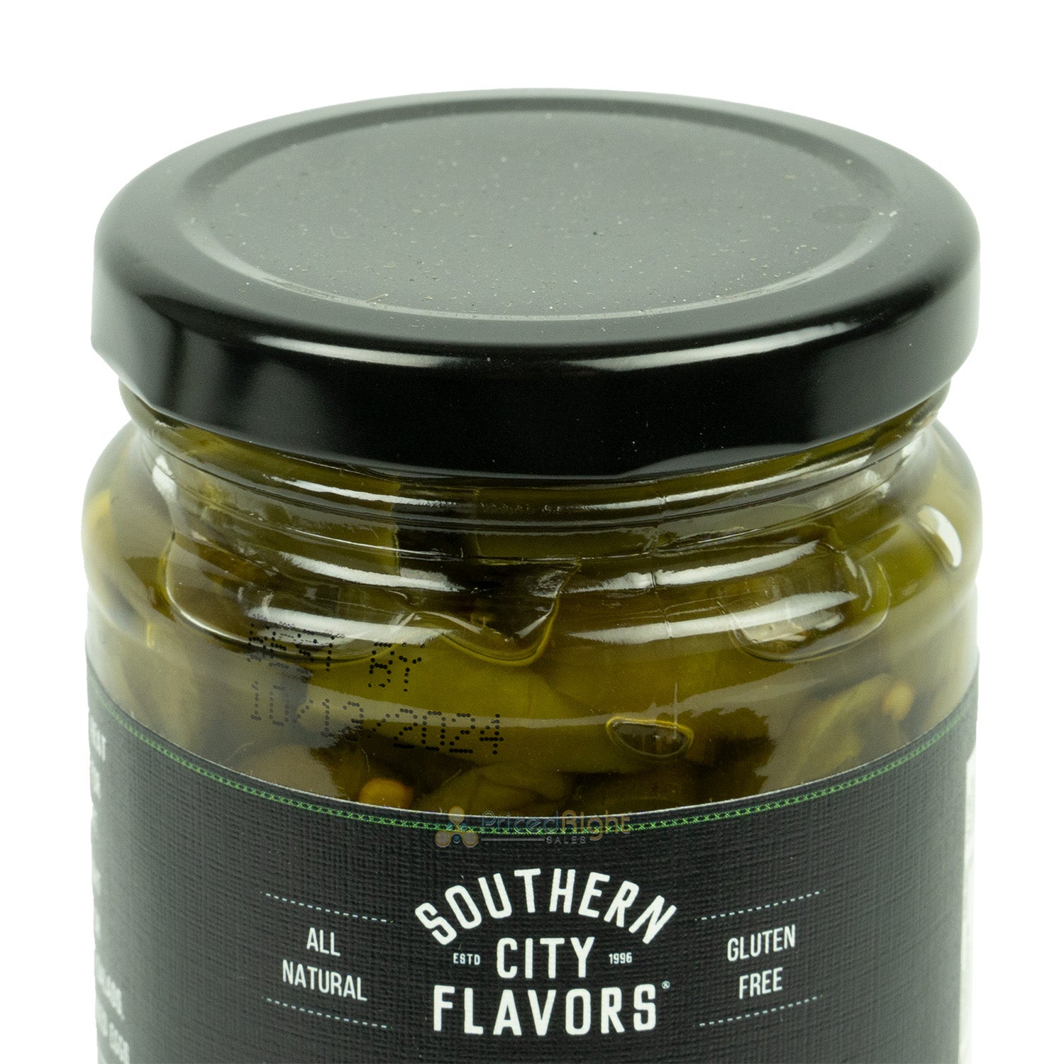 Southern City Flavors Candied Jalapenos All Natural And Gluten Free 12 Oz. Jar