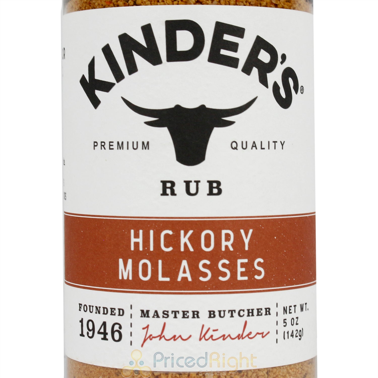 Kinder's Hickory Molasses Rub Hand Crafted With Brown Sugar No Added MSG 5 Oz