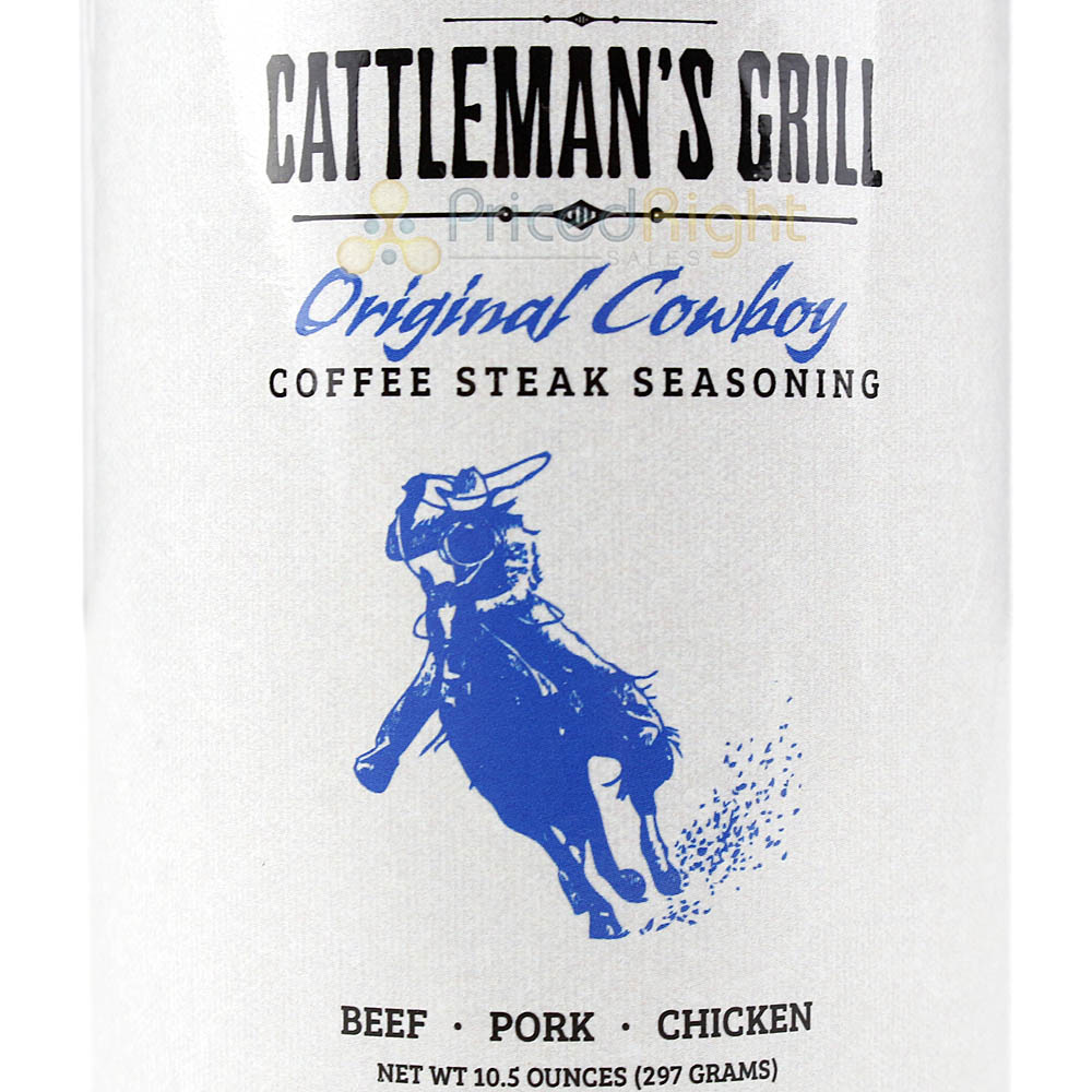 Cattleman's Grill Original Cowboy Coffee Steak Seasoning 10 oz. Signature Blend