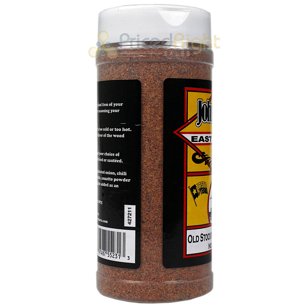 John Henry's Old Stockyard Steak Seasoning Beef Garlic Mild Heat 10.5 Oz Bottle